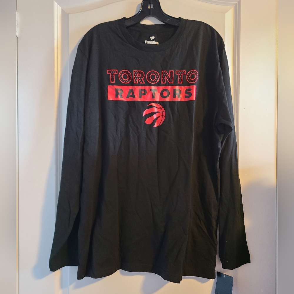 Toronto Raptors Fanatics Longsleeve Shirt Mens Size XL